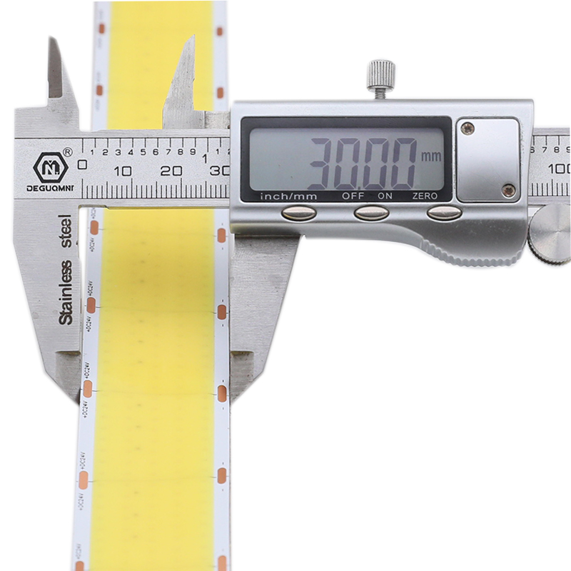 Ultra Bright COB LED Tape Five Row 30mm Wide 1600LEDs/m 24V COB Strip Ultra Bright COB LED Tape Five Row 30mm Wide 1600LEDs/m 24V COB Strip